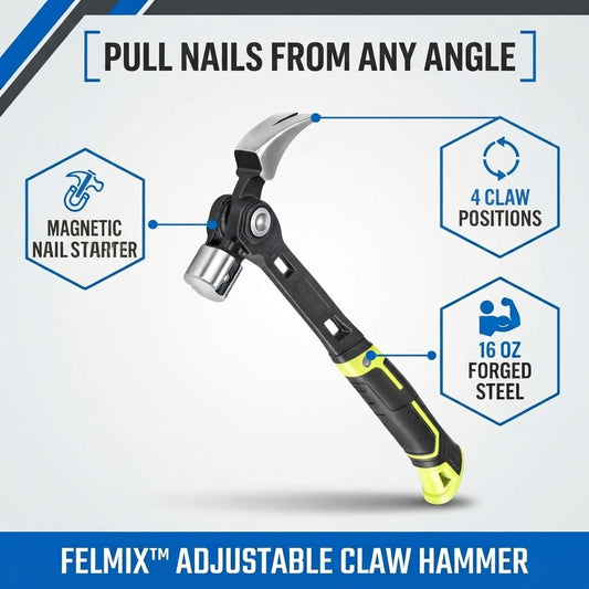 Felmix™ Adjustable Claw Hammer