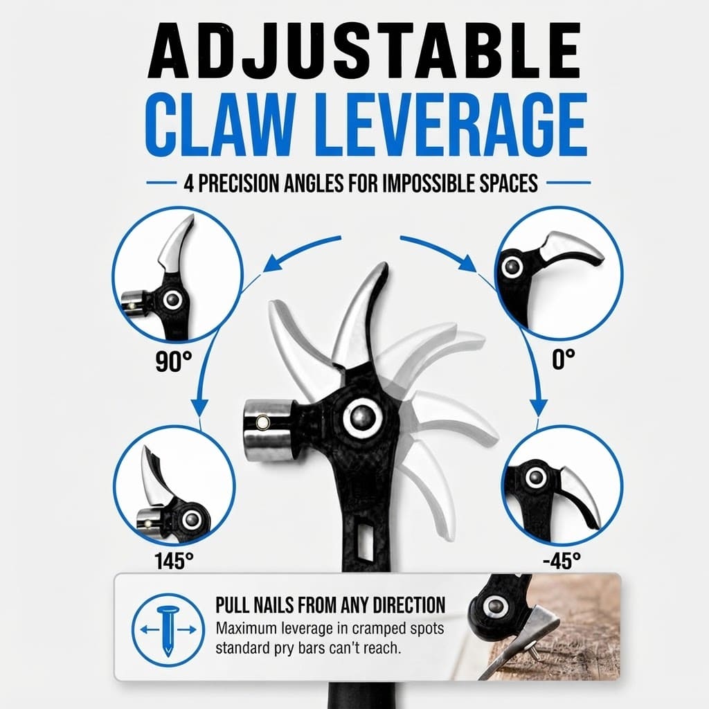 Felmix™ Adjustable Claw Hammer