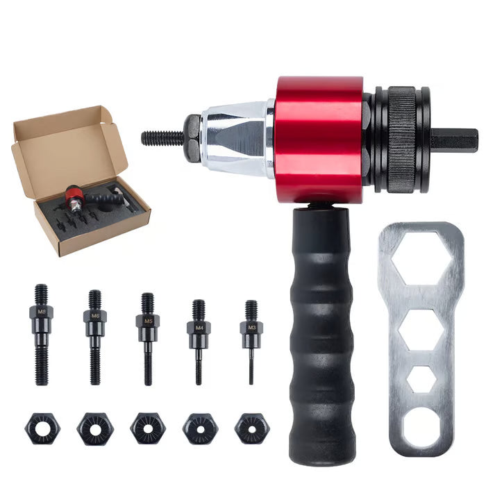 Rivet gun for drill