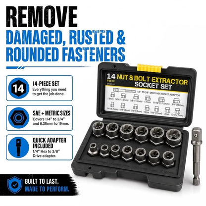 Felmix™ Bolt & Nut Extractor Socket Set