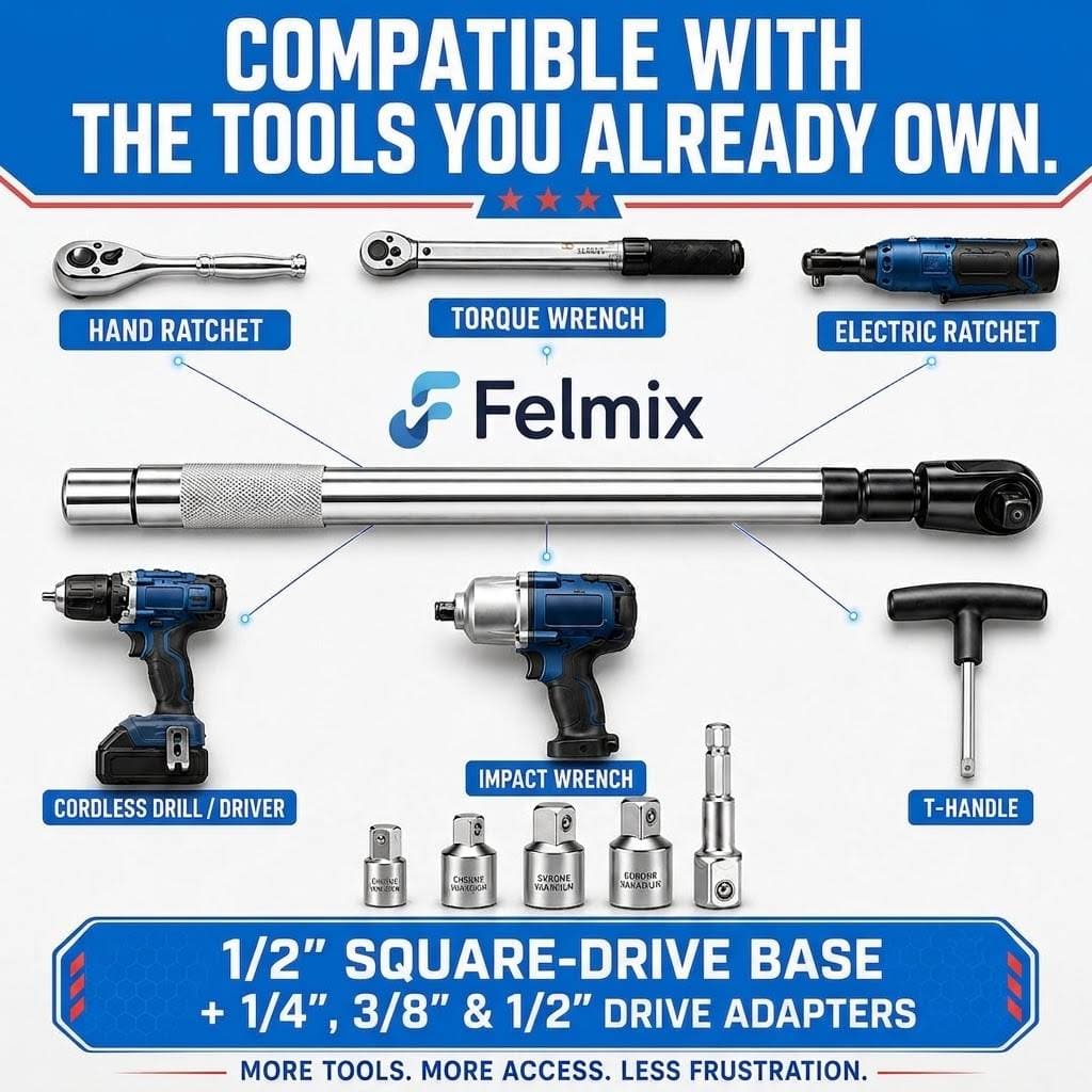 Felmix™ Offset Ratchet Extension