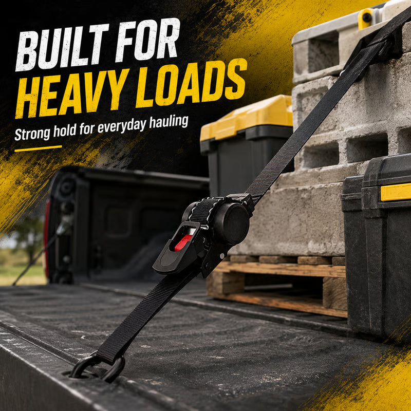Auto Retractable Ratchet Strap