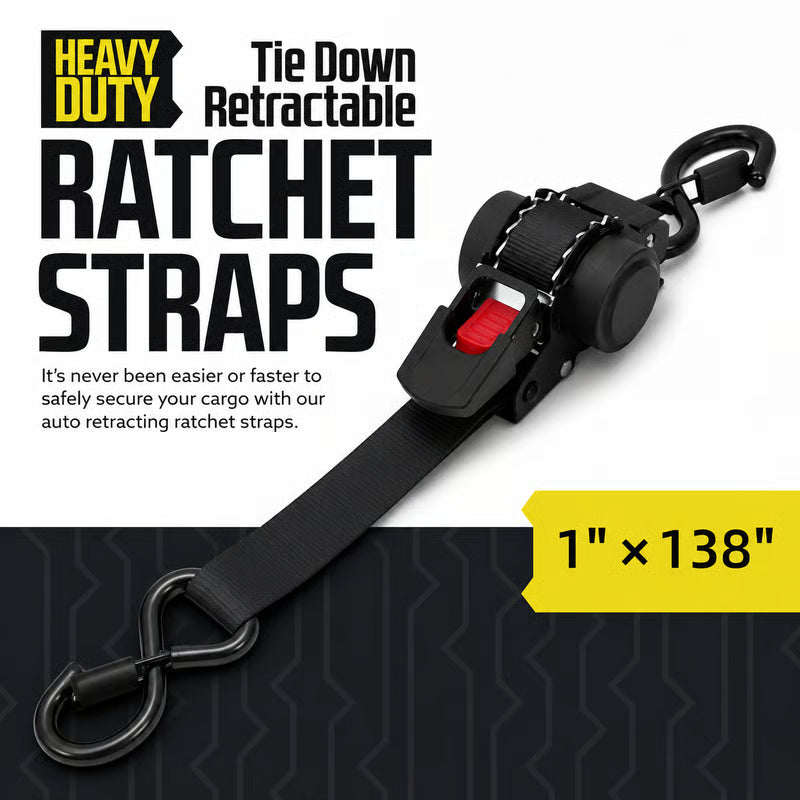 Auto Retractable Ratchet Strap