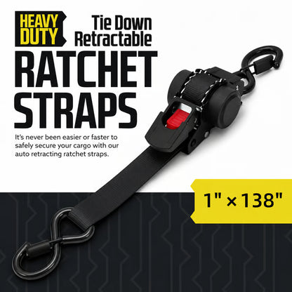 Auto Retractable Ratchet Strap
