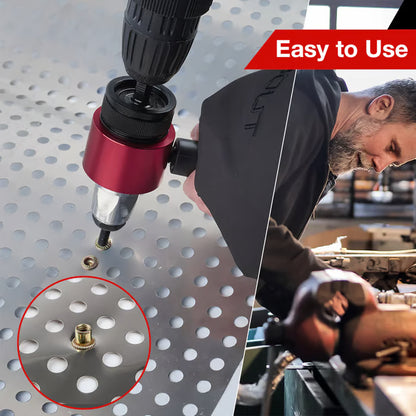 Rivet gun for drill
