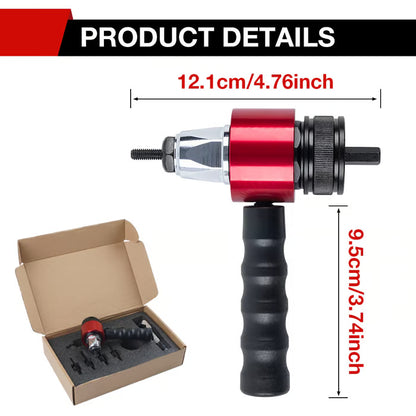Rivet gun for drill
