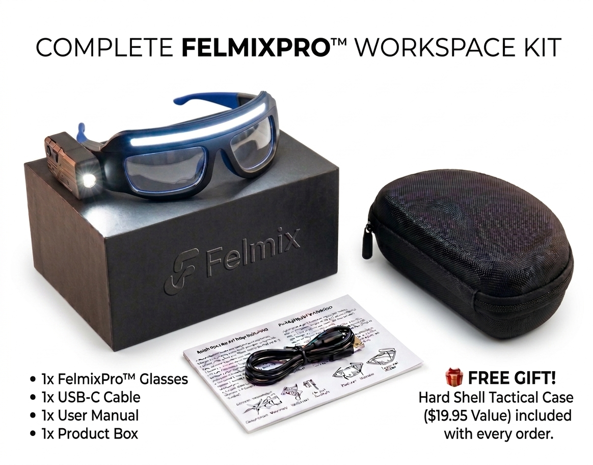 FelmixPro™ Ultra-Bright LED Safety Glasses