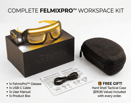 FelmixPro™ Ultra-Bright LED Safety Glasses