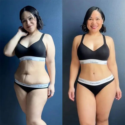 Before and after results