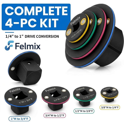 Felmix™ Magnetic SlimDrive Impact Adapters