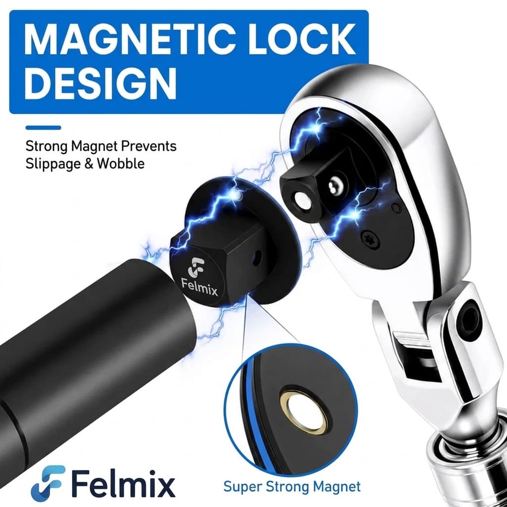 Felmix™ Magnetic SlimDrive Impact Adapters