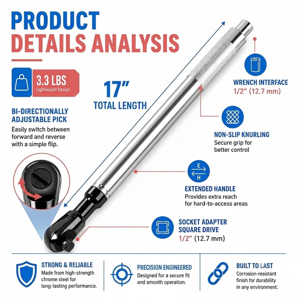Felmix™ Offset Ratchet Extension