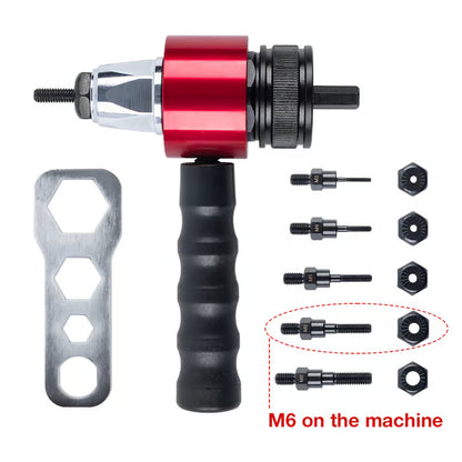 Rivet gun for drill